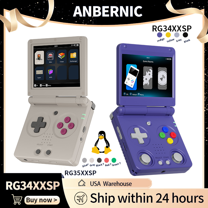 Gaming Console Sale - Anbernic RG34XXSP RG35XXSP Console de jeu