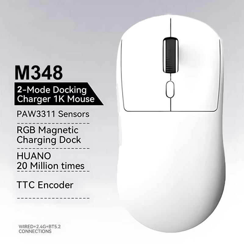 Gaming Console Ipad - Souris sans fil M348 2.4G, Rechargeable,
