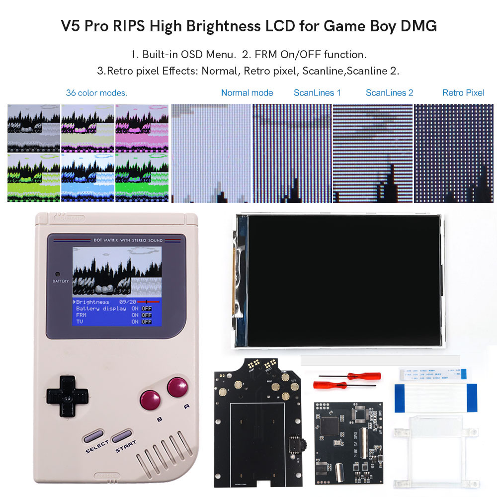 Gaming Console Gp Pro - HISPEEDIDO pour GB Dmg V5 Pro,