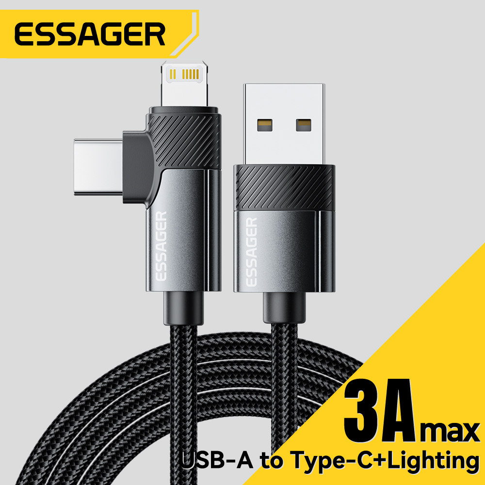 Gaming Console Ipad - Essager-Câble à angle droit USB A