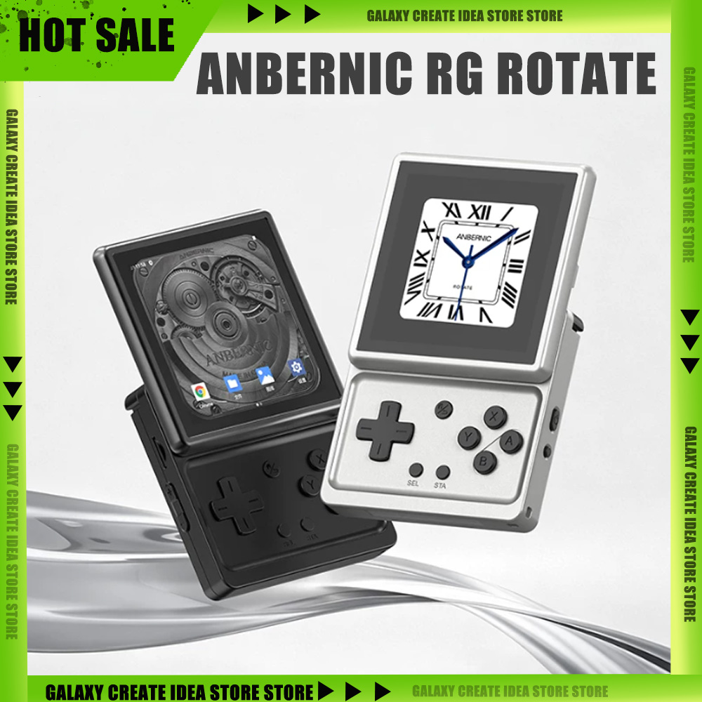 Gaming Console Handheld Android - ANBERNIC RG Rotate Console de jeu