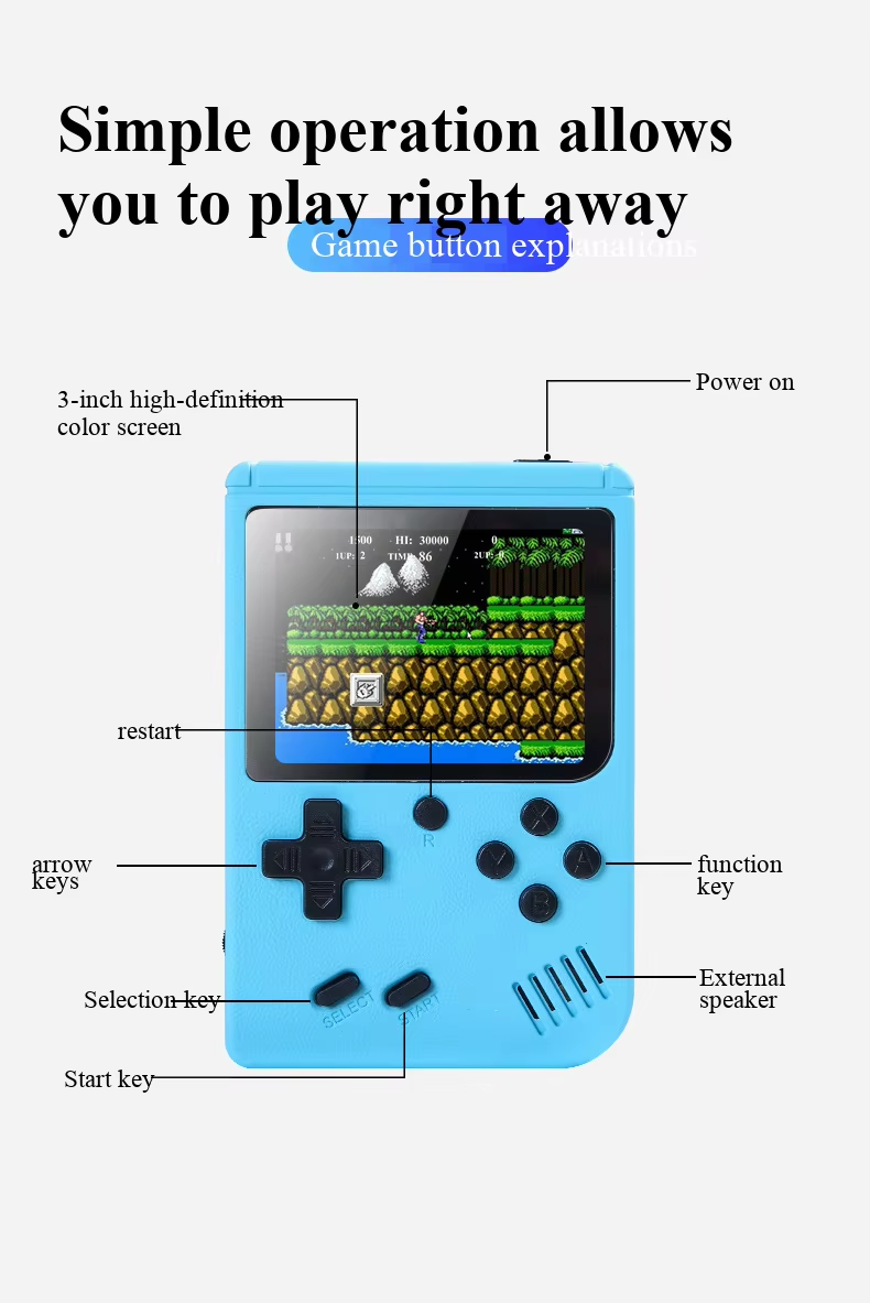 Console de jeux portable rétro - Gaming Console Sale avis et prix