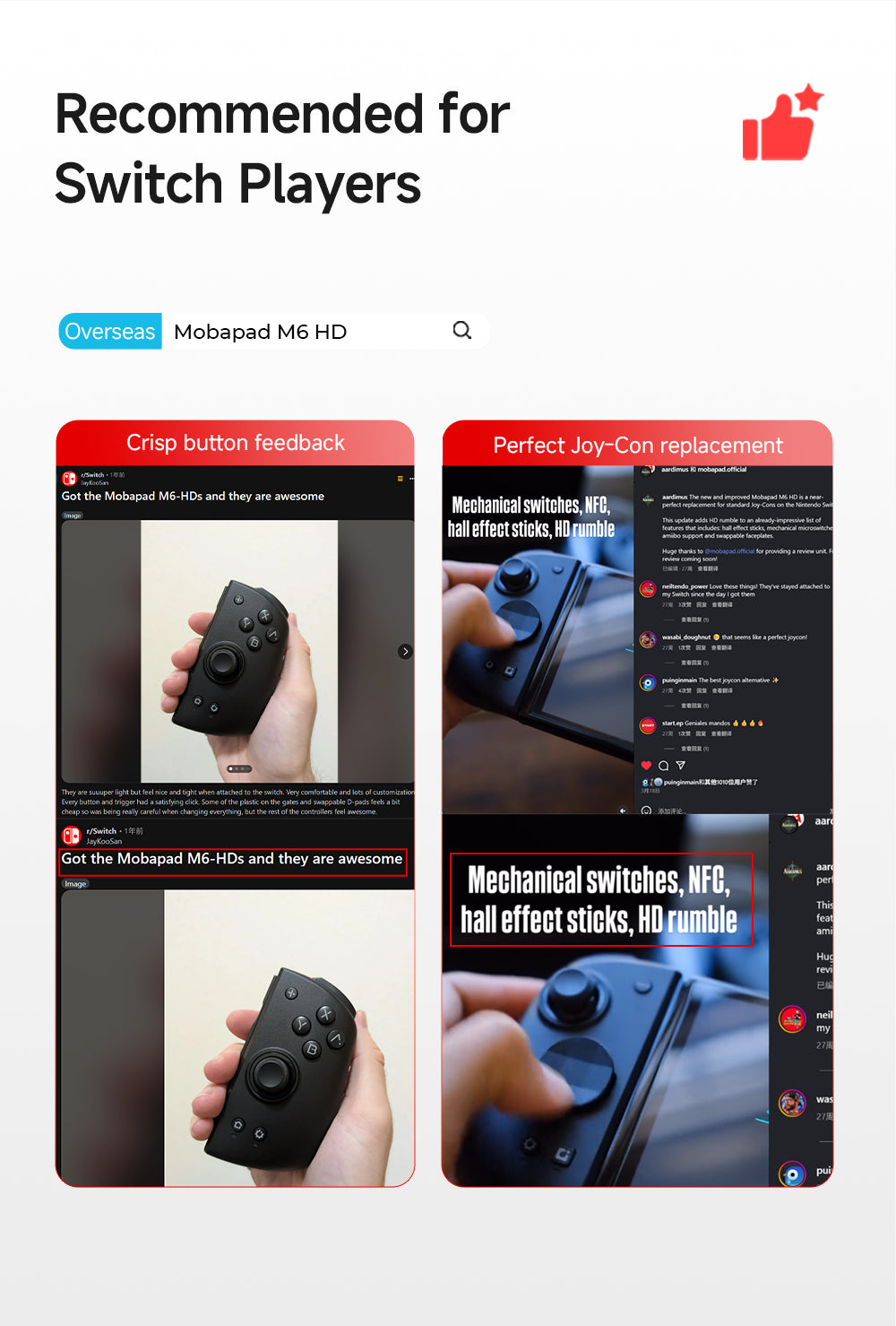 MOBAPAD M6s Gemini contrôleur  - Gaming Console For Phone avis et prix
