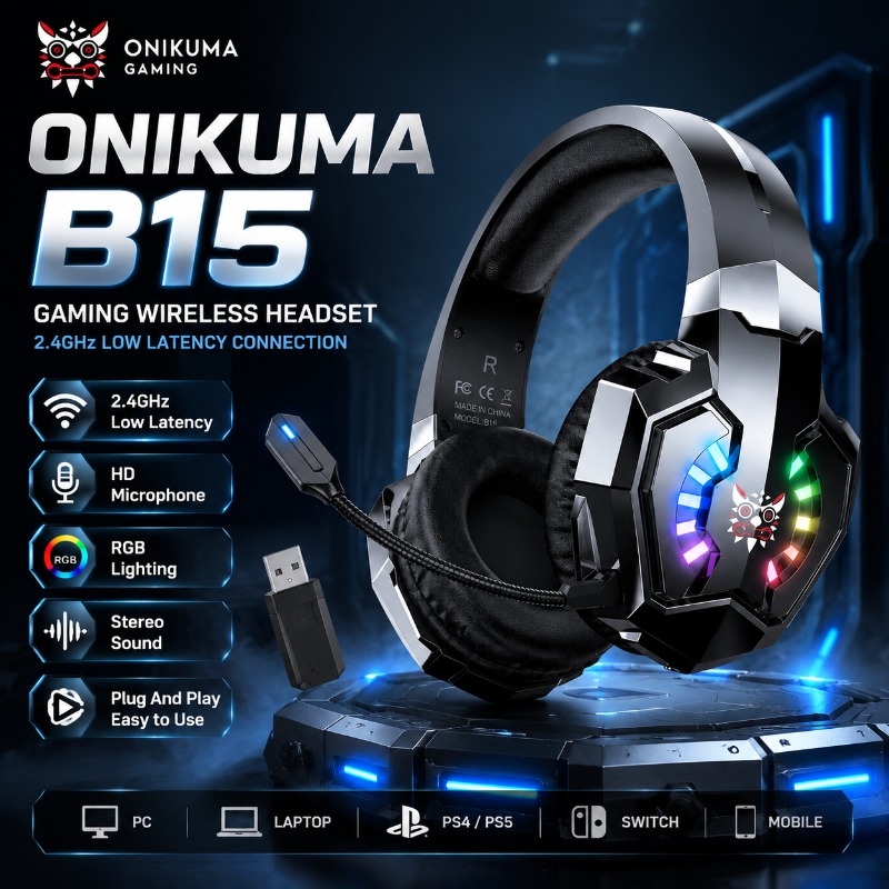 ONIKUMA B15 – casque de jeu sa - Gaming Console Amazon avis et prix