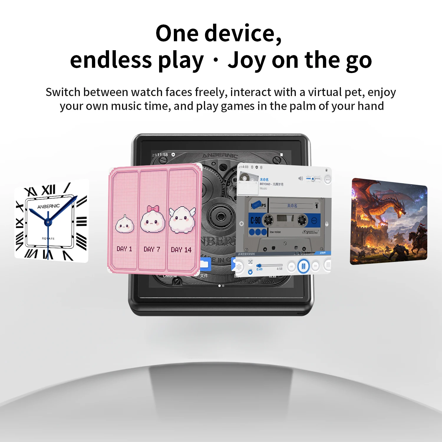 Console de jeu portable rotati - Gaming Console Handheld Android avis et prix